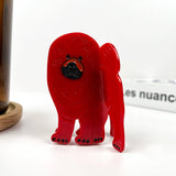 Cute Dog Series Claw Clip, Chow Chow Dalmatian Hair Clip: Bullfight
