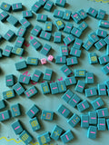 PEACE LOVE MAHJONG OG Mahj Tiles - Totally Teal: Totally Teal