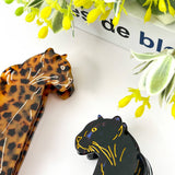 Jaguar Hair Clip,Animal Acetate Claw Clip: B1