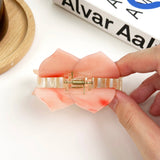 Peach Acetate Hair Clip Fruit Claw Clips