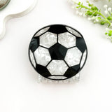 Football & Basketball Sports Hair Claw Clip: Basketball