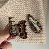 Vintage Leopard Print Acetate Hair Claw Clip MK2PPM6W6HCP541: C2