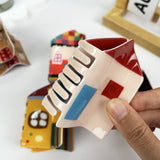 Christmas Vintage House Hair Claw Clip: D