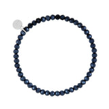 Knoxville 4mm Crystal Bracelet- Denim