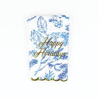 Blue Foliage Paper Guest Towel Packs