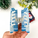 Sweater Style Hair Clip, Christmas Claw Clip: B