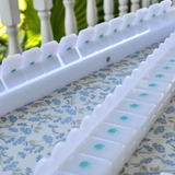 MILK GLASS MAJONG RACKS
