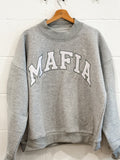 MAFIA GRAY MOCK NECK CREW