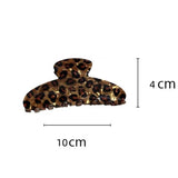 Vintage Leopard Print Acetate Hair Claw Clip MK2PPM6W6HCP541: C2