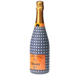 Navy & White Cane  Champagne