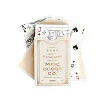 MISC. GOODS CO. PLAYING CARDS - IVORY