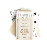 MISC. GOODS CO. PLAYING CARDS - IVORY