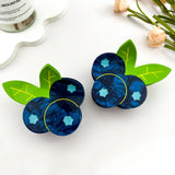 Blueberry Cluster Acetate Hair Claw Clip – Summer Fruit: Blueberry