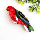 Hummingbird Hair Claw Clip, Elegant Acetate Bird Hair Clip: Hummingbird-Green