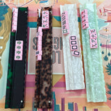 American Mahjong Racks Set–20" Acrylic Tile Racks & Pushers: Light Tortoise Brown