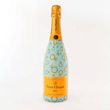 Blue Engagement Ring Champagne Bottle Wrap