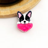 Mini Dog Series Hair Claw Clips, Cute Puppy Animal Hair Clip: K