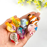 Ocean Fish Mini Claw Clip, Whale Hair Clip: Pink Whale