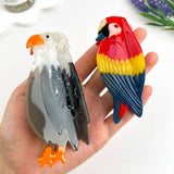 Eagle Fish Parrot Acetate Animal Hair Claw Clip: A
