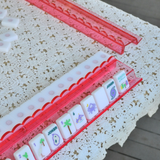ROSE SCALLOPED MAHJONG RACKS
