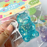 Maltose Glitter cute bear squishy toy friends gift: Pink
