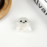White Ghost Hair Claw,Halloween Hair Clip: Ghost