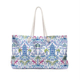 Britt Mills Mahjong Tote Bags: Aria (Blue)