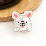 Mini Dog Series Hair Claw Clips, Cute Puppy Animal Hair Clip: K