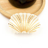 Crystal Shell Claw Clip, Ocean Creatures Hair Clip: Pink