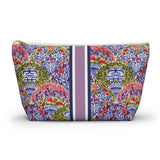 Britt Mills Mahjong Tile Pouch: Palm Beach Teal