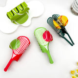 Sporty Tennis Racket Printed Hair Claw Clip: Tennis