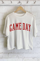 GAME DAY LONG CROP TEE