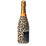 Tan Leopard Champagne Bottle Wrap
