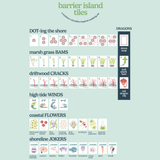 Barrier Island Tiles- A Southern Shoreline Mahjong Set