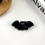 Black Bat Claw Clip,Halloween Hair Clip: Medium