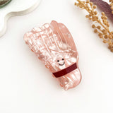 Football & Basketball Sports Hair Claw Clip: Basketball