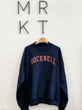 BUCKNELL LACROSSE MOCK NECK CREW