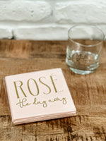 Rosé THE DAY AWAY COCKTAIL NAPKINS