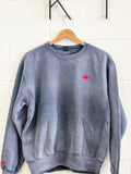 BUFFALO MAFIA MINIMALIST CREW - DENIM