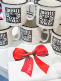 PRETTY LITTLE PITTSFORD BOW TEA TOWEL
