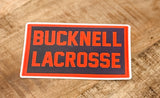 BUCKNELL LACROSSE BUMPER STICKER