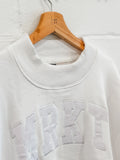 M R K T WHITE MOCK NECK CREW