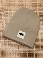 BUFFALO BEANIE - BLACK BUFFALO