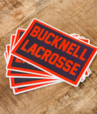 BUCKNELL LACROSSE BUMPER STICKER