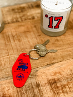 BUFFALO RETRO MOTEL KEYCHAIN