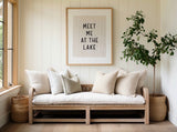 MEET ME AT THE LAKE ART