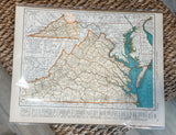 VINTAGE MAPS - USA STATES