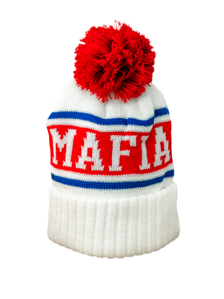 MAFIA KNIT POM BEANIE