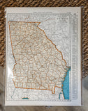 VINTAGE MAPS - USA STATES