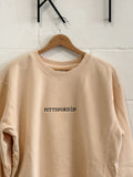 MRKT LOGO CREW - PEARLED IVORY